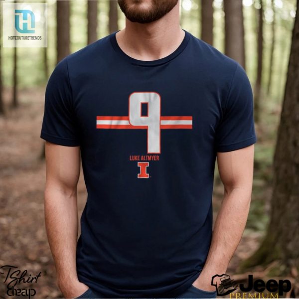 Illinois Football Luke Altmyer Number Stripe Shirt hotcouturetrends 1 2