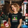 Santa Claus Riding Monkey Tree Lights Ugly Merry Christmas Tee Shirt hotcouturetrends 1