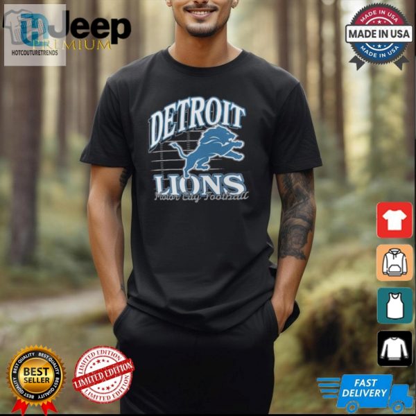 Detroit Lions Gridiron Motor City Football T Shirt hotcouturetrends 1 2