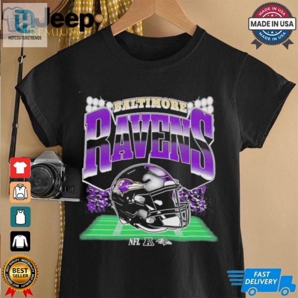 Baltimore Ravens Mt Bank Stadium Helmet Vintage T Shirt hotcouturetrends 1