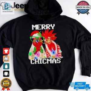 Rooster Santa Merry Chicmas Shirt hotcouturetrends 1 3