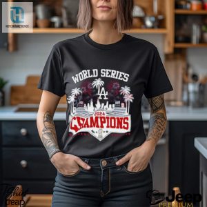 Los Angeles Dodgers 2024 Champions World Series Celebration With Fan Shirt hotcouturetrends 1 1