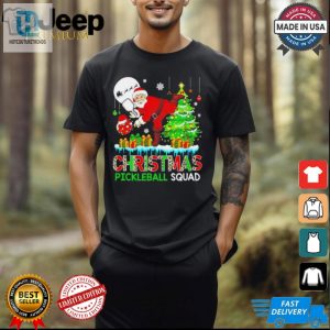 Santa Christmas Pickleball Squad Tee Shirt hotcouturetrends 1 2