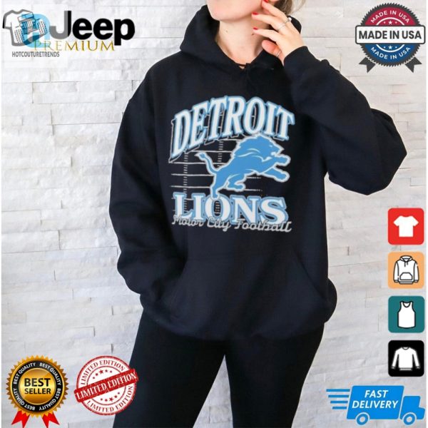 Detroit Lions Motor City Football Gridiron T Shirts hotcouturetrends 1 5