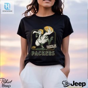 Green Bay Packers Thankful For Touchdowns Shirt hotcouturetrends 1 3