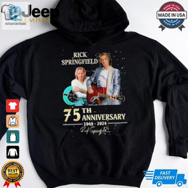 Rick Springfield 75Th Anniversary 1949 2024 Shirt hotcouturetrends 1 3