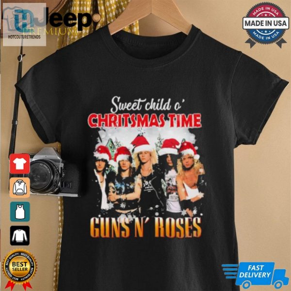 Sweet Child O Christmas Time Guns N Roses Merry Christmas Shirt hotcouturetrends 1