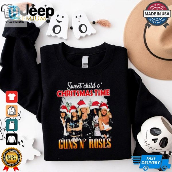 Sweet Child O Christmas Time Guns N Roses Merry Christmas Shirt hotcouturetrends 1 2