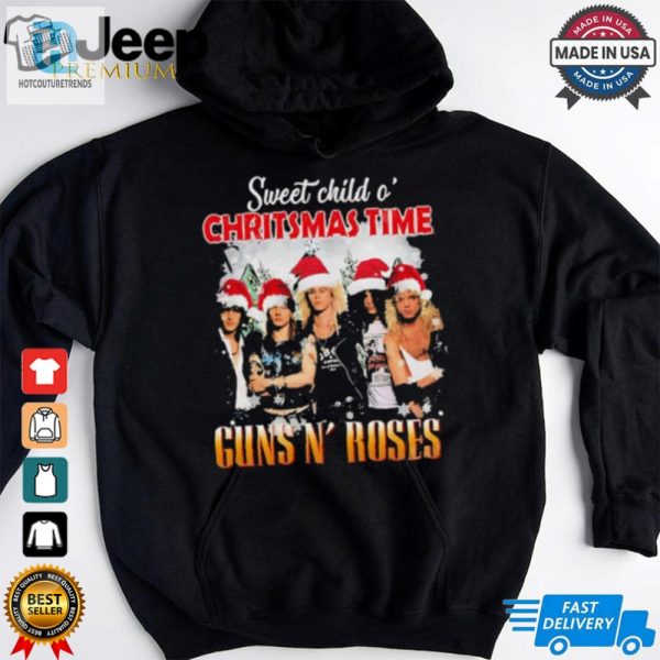 Sweet Child O Christmas Time Guns N Roses Merry Christmas Shirt hotcouturetrends 1 3