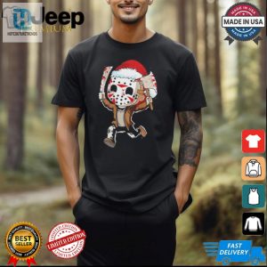 Jason Myers Friday The 13Th Santa Merry Christmas Tee Shirt hotcouturetrends 1 2