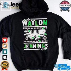 Waylon Jennings Holiday Speicial Merry Christmas Shirt hotcouturetrends 1 3