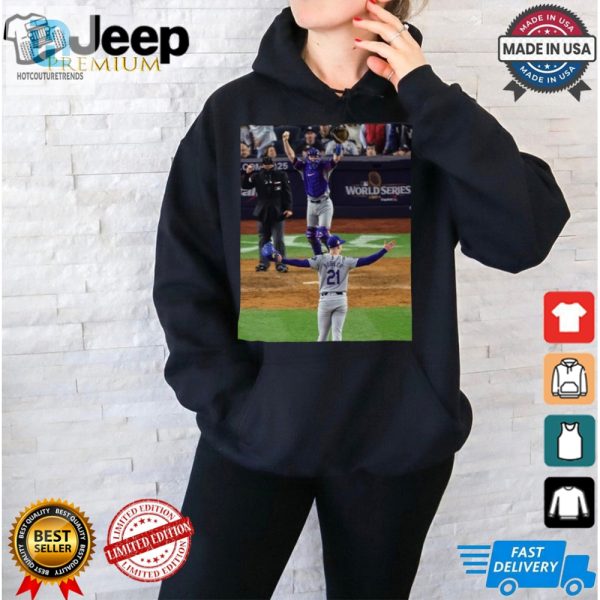 Walker Buehler Celebration World Series Champions 2024 Shirt hotcouturetrends 1 1