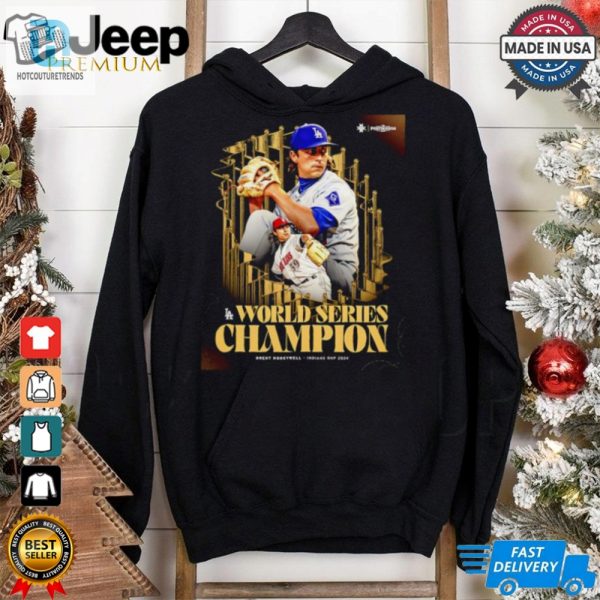 Brent Honeywell Jr. La Dodgers 2024 World Series Champions Shirt hotcouturetrends 1 1