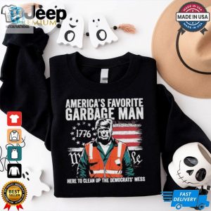 Official President Trump Americas Favorite Garbage Man Trump In Trash Truck T Shirt hotcouturetrends 1 2