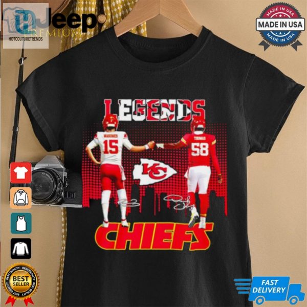 Kansas City Chiefs Mahomes And Thomas Skyline Shirt hotcouturetrends 1