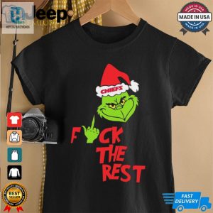 Kansas City Chiefs Santa Grinch Fuck The Rest Christmas 2024 Shirt hotcouturetrends 1 2