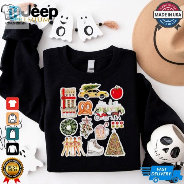 Christmas In New York 2024 Stickers Shirt hotcouturetrends 1 3