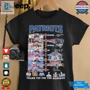 Official New England Patriots Soccer Team Thank You For The Memories Signatures Shirt hotcouturetrends 1 2