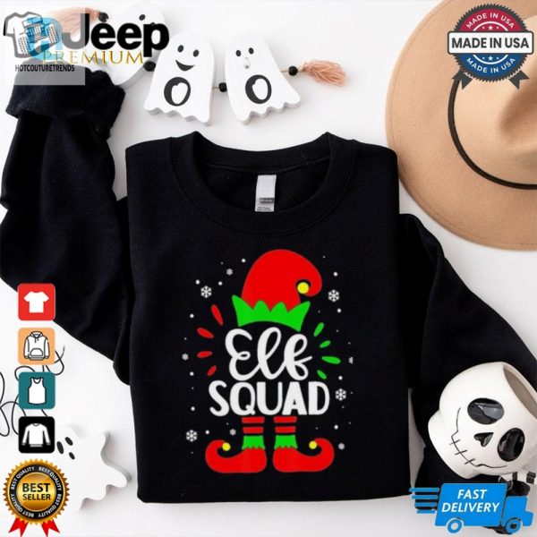 Elf Family Christmas Elf Squad Matching Pajamas Shirt hotcouturetrends 1 3