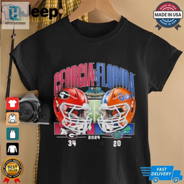 Official Georgia Bulldogs Victory 34 20 Florida Gators Football 2024 Rivalry Score Shirt hotcouturetrends 1 2