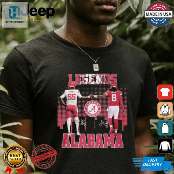 Official Alabama Crimson Tide Legends Signature Unisex T Shirt hotcouturetrends 1 1