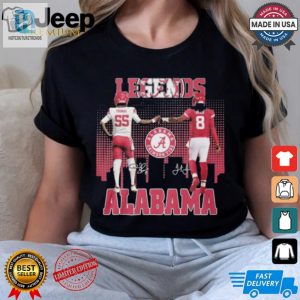 Official Alabama Crimson Tide Legends Signature Unisex T Shirt hotcouturetrends 1 2