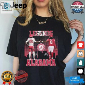 Official Alabama Crimson Tide Legends Signature Unisex T Shirt hotcouturetrends 1 3