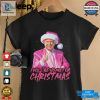 Trump Pink Santa I Will Be Home For Christmas Shirt hotcouturetrends 1 4