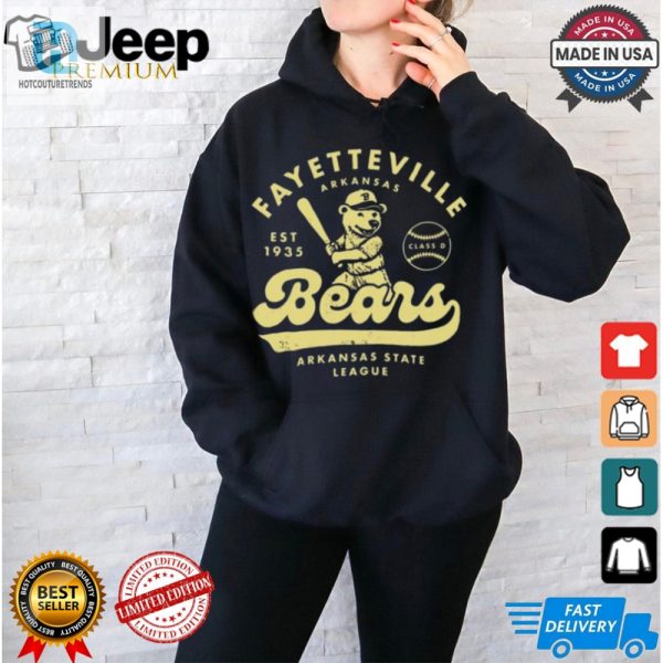 Fayetteville Bears Arkansas Vintage Defunct Baseball Teams Shirt hotcouturetrends 1 1