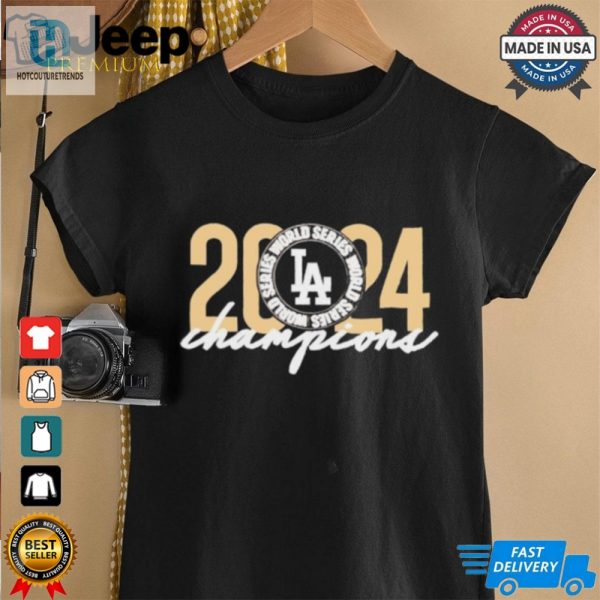 La Dodgers 2024 Mlb World Series Champions Circle Logo Shirt hotcouturetrends 1