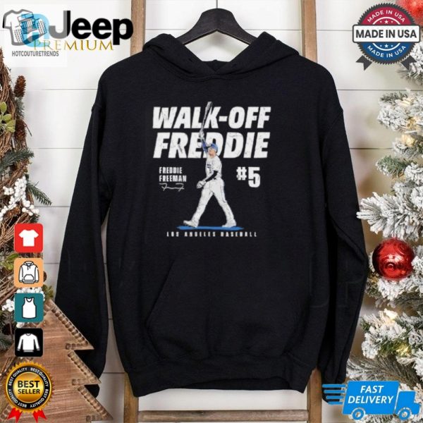 Walk Off Freddie Freeman 5 Los Angeles Dodgers Signature Shirt hotcouturetrends 1 1