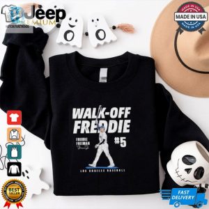 Walk Off Freddie Freeman 5 Los Angeles Dodgers Signature Shirt hotcouturetrends 1 2