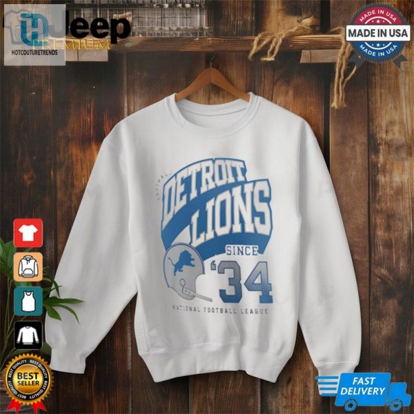 Detroit Lions Nfl National Football League Since 34 Shirt hotcouturetrends 1