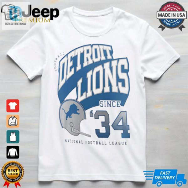 Detroit Lions Nfl National Football League Since 34 Shirt hotcouturetrends 1 1