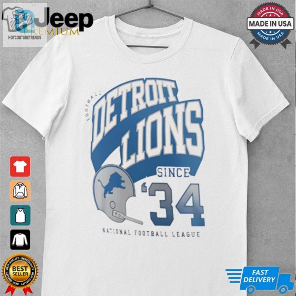 Detroit Lions Nfl National Football League Since 34 Shirt hotcouturetrends 1 2