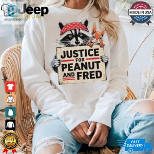 Justice For Peanut The Squirrel And Fred The Raccon T Shirt hotcouturetrends 1 3