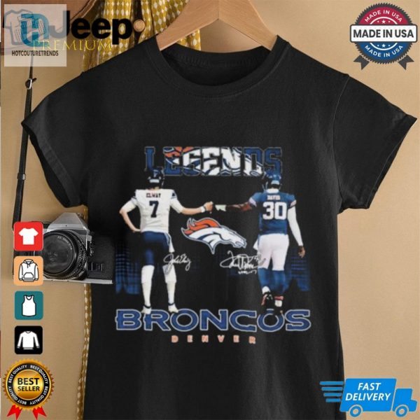 Denver Broncos Legends John Elway And Terrell Davis T Shirts hotcouturetrends 1 1