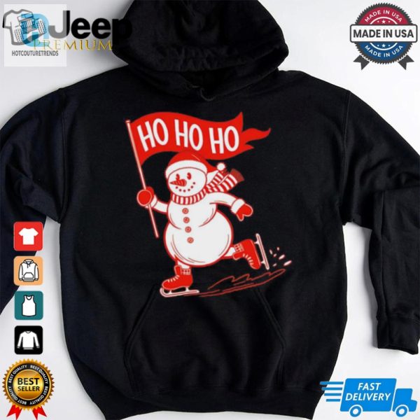 Snowman Ice Skating Christmas Shirt hotcouturetrends 1 2