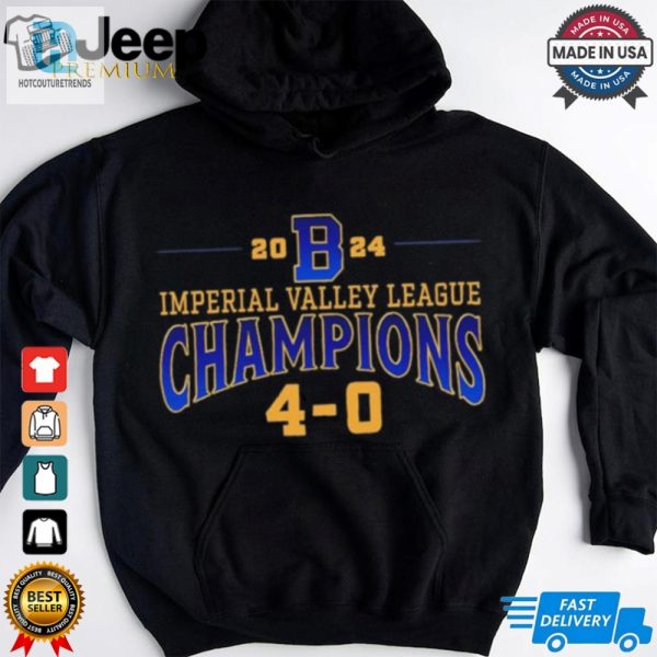 Official Brawley Wildcats 2024 Ivl Imperial Valley League Champions 4 0 T Shirt hotcouturetrends 1 2