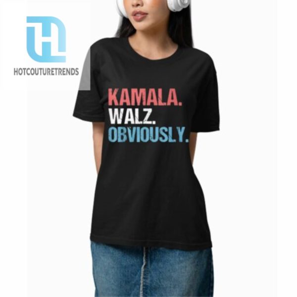 Misha Collins Kamala Walz Obviously Shirt hotcouturetrends 1