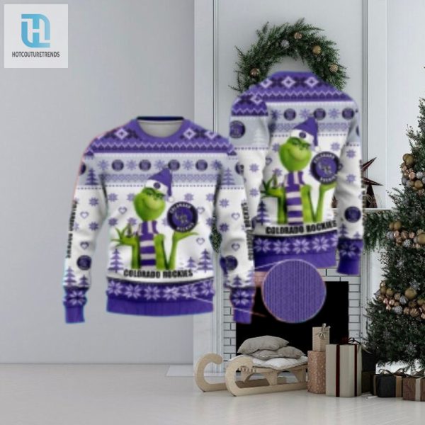 Striped Grinch Colorado Rockies Ugly Sweater Purple Edition hotcouturetrends 1 1