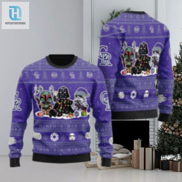 Star Wars Characters Colorado Rockies Ugly Christmas Sweater hotcouturetrends 1 1