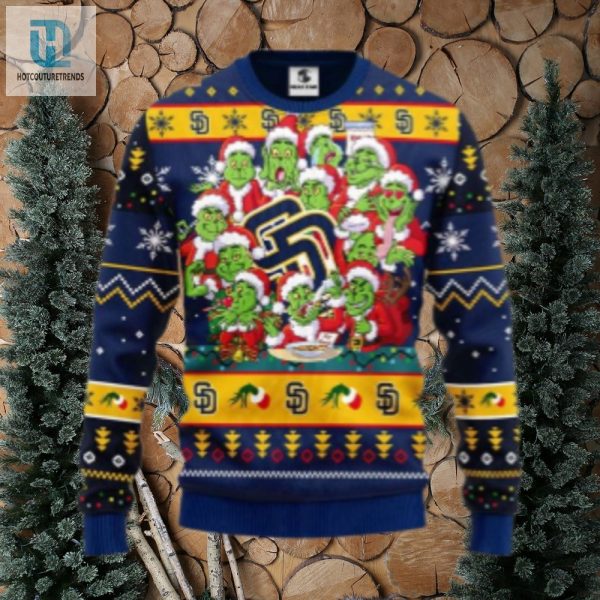 San Diego Padres Ugly Sweater With 12 Grinch Xmas Day hotcouturetrends 1