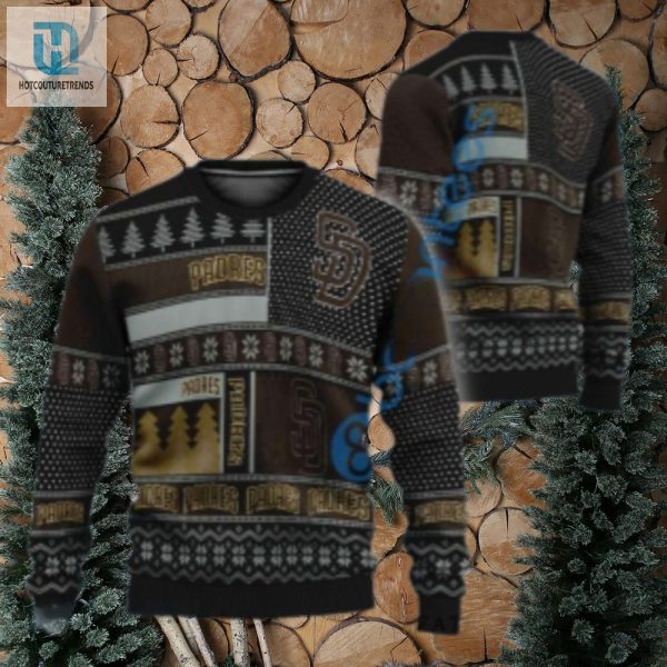 San Diego Padres Patchwork Christmas Sweater Festive Design hotcouturetrends 1