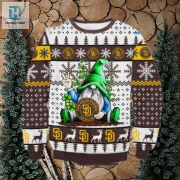 San Diego Padres Gnome Christmas Sweater Peaceful Design hotcouturetrends 1