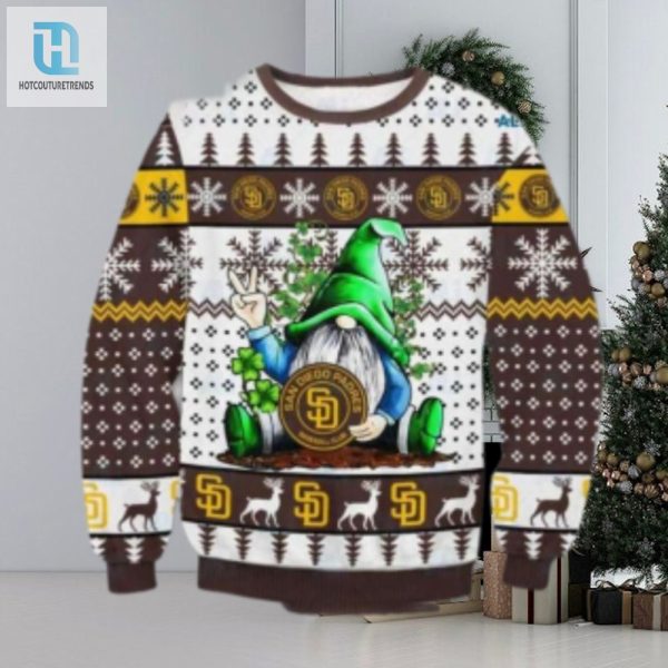 San Diego Padres Gnome Christmas Sweater Peaceful Design hotcouturetrends 1 1