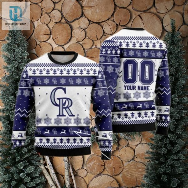 Personalized Snowflake Mlb Colorado Rockies Ugly Sweater Custom Name hotcouturetrends 1