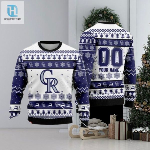 Personalized Snowflake Mlb Colorado Rockies Ugly Sweater Custom Name hotcouturetrends 1 1