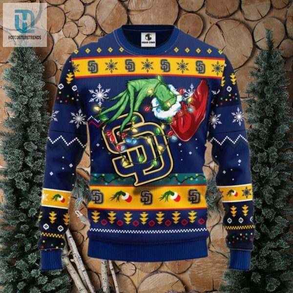 Mlb San Diego Padres Ugly Christmas Sweater Grinch Design hotcouturetrends 1