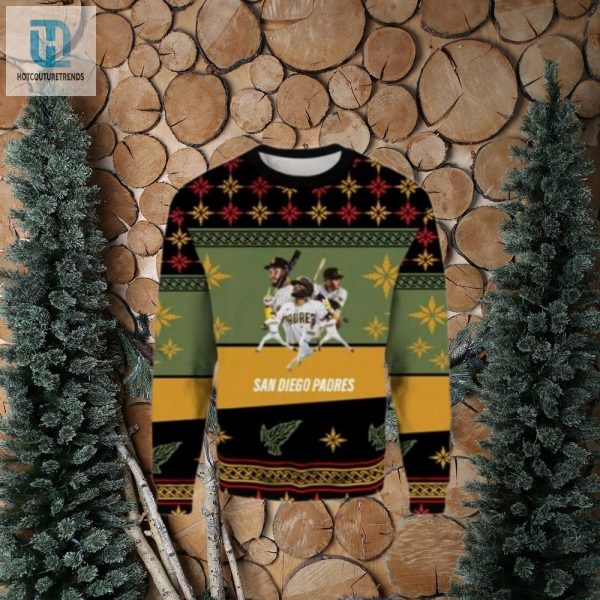 Mlb San Diego Padres Christmas Ugly Sweater Star Players In Action hotcouturetrends 1